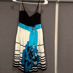 Cute Mini - Black and White with Blue Details